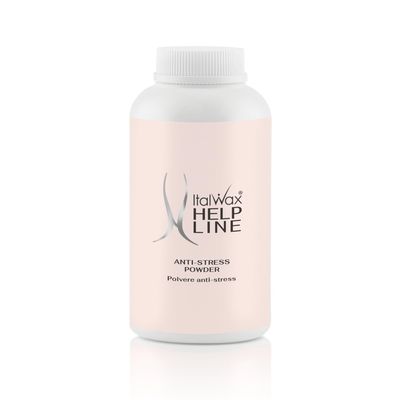 Italwax Help Line Anti-Stress Powder 3.17 oz (90g) Calamine Soothing Formula Reduces Redness After Waxing Protects and Calms Sensitive Skin for Professional and Home Use