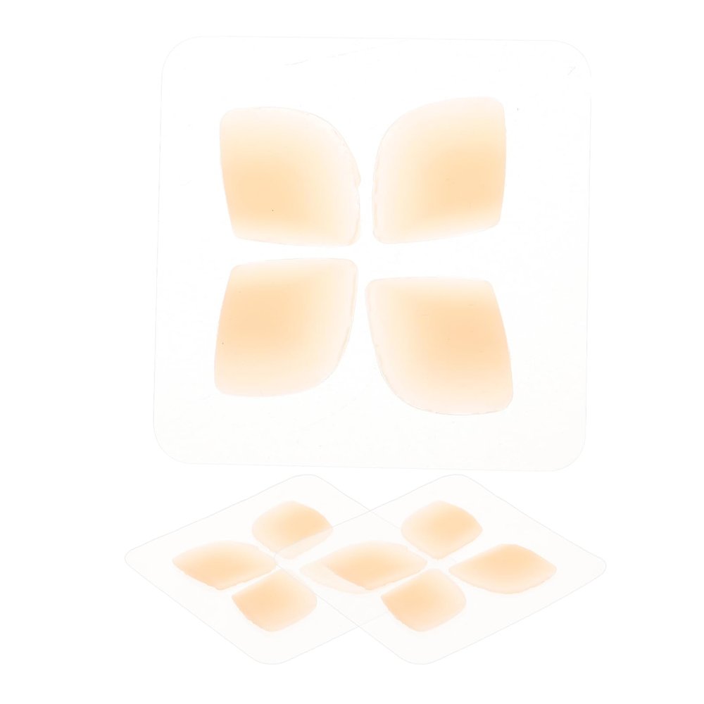 VALICLUD 12pcs Invisible Silicone Ear for Support Shape Correction for V-Shaped Face Comfortable Training Men Boys and Girls