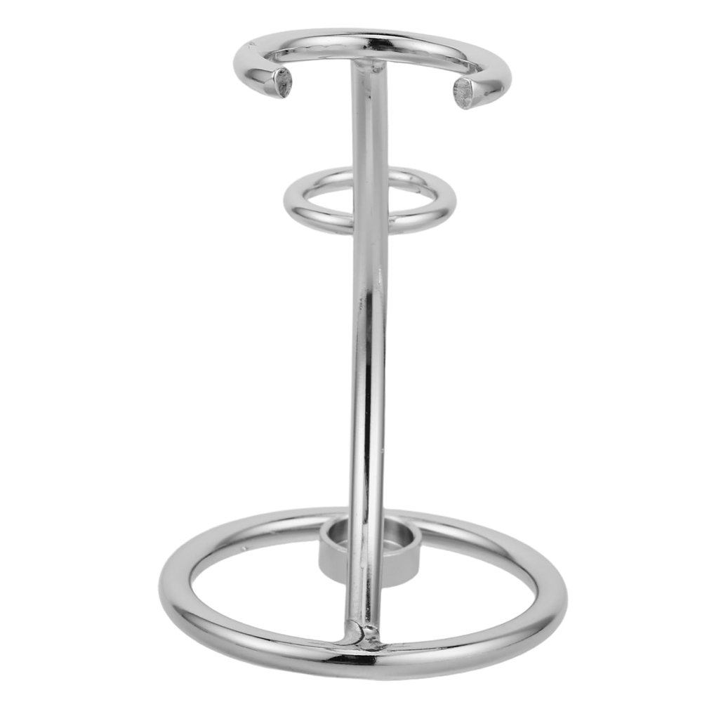IWOWHERO Bathroom Razor Holder Barber Station Organizer Metal Toothbrush Storage Rack Shower Loofah Holder