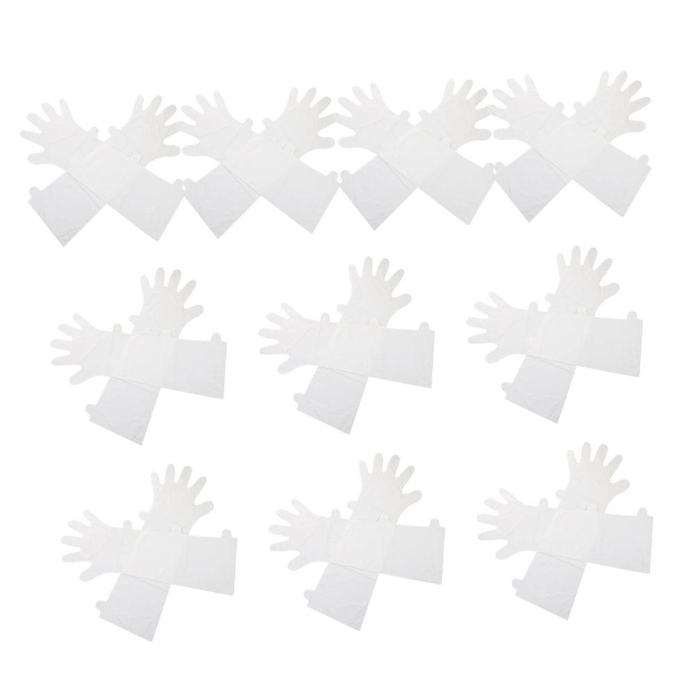 WOFASHPURET 10pairs Hand and Foot Mask Empty Bag Long Moisturizing Gloves DIY Hand Masks Gloves Skincare Touchscreen Compliant