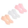 PartyKindom 3 Pairs Moisturizing Socks for Dry Cracked Feet Exfoliating and Hydrating Foot Care Pairs for Women Soft Gel Lining for Home and Travel view 1
