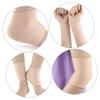 DEARMAMY 1 Pair Foot Protector Cracked Feet Gel Socks Feet Treatment Moisturizer Socks Women Heel Protectors Moisturizing Heel Socks Cracked Heel Stick Socks for Cracked Feet Heels Sebs view 2