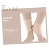 DEARMAMY 1 Pair Foot Protector Cracked Feet Gel Socks Feet Treatment Moisturizer Socks Women Heel Protectors Moisturizing Heel Socks Cracked Heel Stick Socks for Cracked Feet Heels Sebs view 4