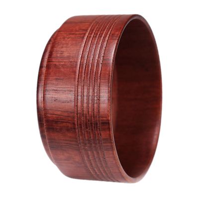 WOFASHPURET Vintage Oak Wood Shaving Bowl for Men Reusable Shave Cup Non-Slip Design for Wet Shaving Supplies Household