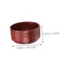 WOFASHPURET Vintage Oak Wood Shaving Bowl for Men Reusable Shave Cup Non-Slip Design for Wet Shaving Supplies Household view 2