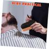 MERRYHAPY 2pcs Elegant Beard Brush Natural Boar Bristles Hairdressing Brush for Mustache Grooming view 3