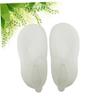 DEARMAMY Silicone Boat Socks Moisturizing -Cracking Gel Socks for Dry Feet and Heels White Breathable Reusable Compatible All Shoe Types view 4