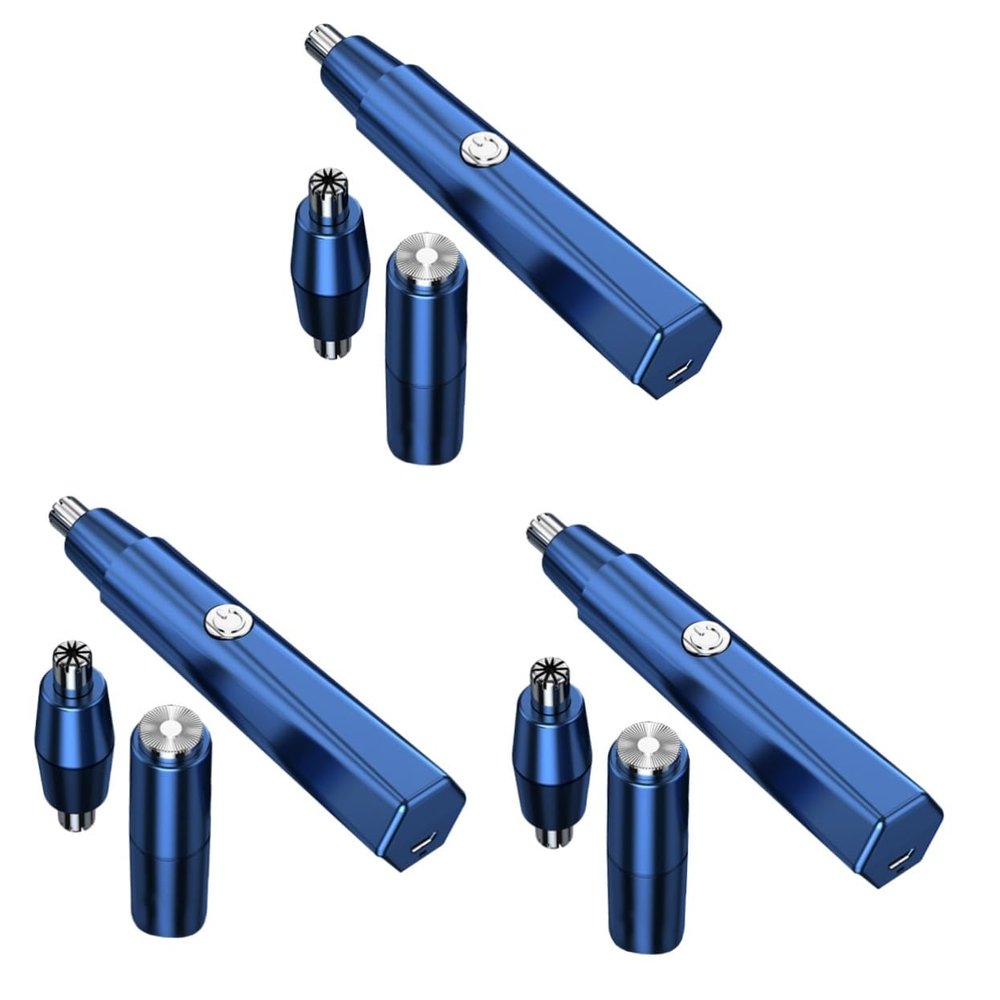 FOMIYES 3sets Multi-Functional Nasal Hair Trimmer and Facial Hair Clipper Precision for Nose Ears and Brows Smooth Trim High-Speed Blades Portable Easy to Use