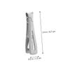 Baluue Stainless Steel Nail Clipper Durable Manicure Tool for Thick Nails Easy to Use for Home Salon Chic Design Resistant Construction view 2