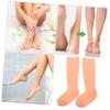 DEARMAMY 1pair Foot Care Moisturizing Socks Overnight Relief for Cracked Heels Long Socks for Women Men view 3
