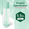 50Pcs Lip Balm Tubes Empty 5.5ml(0.18 oz)- BPA Free Twist-Up Containers with Color Caps, Leak-Proof DIY Lip Balm, for Homemade Lipstick, White Cap view 3
