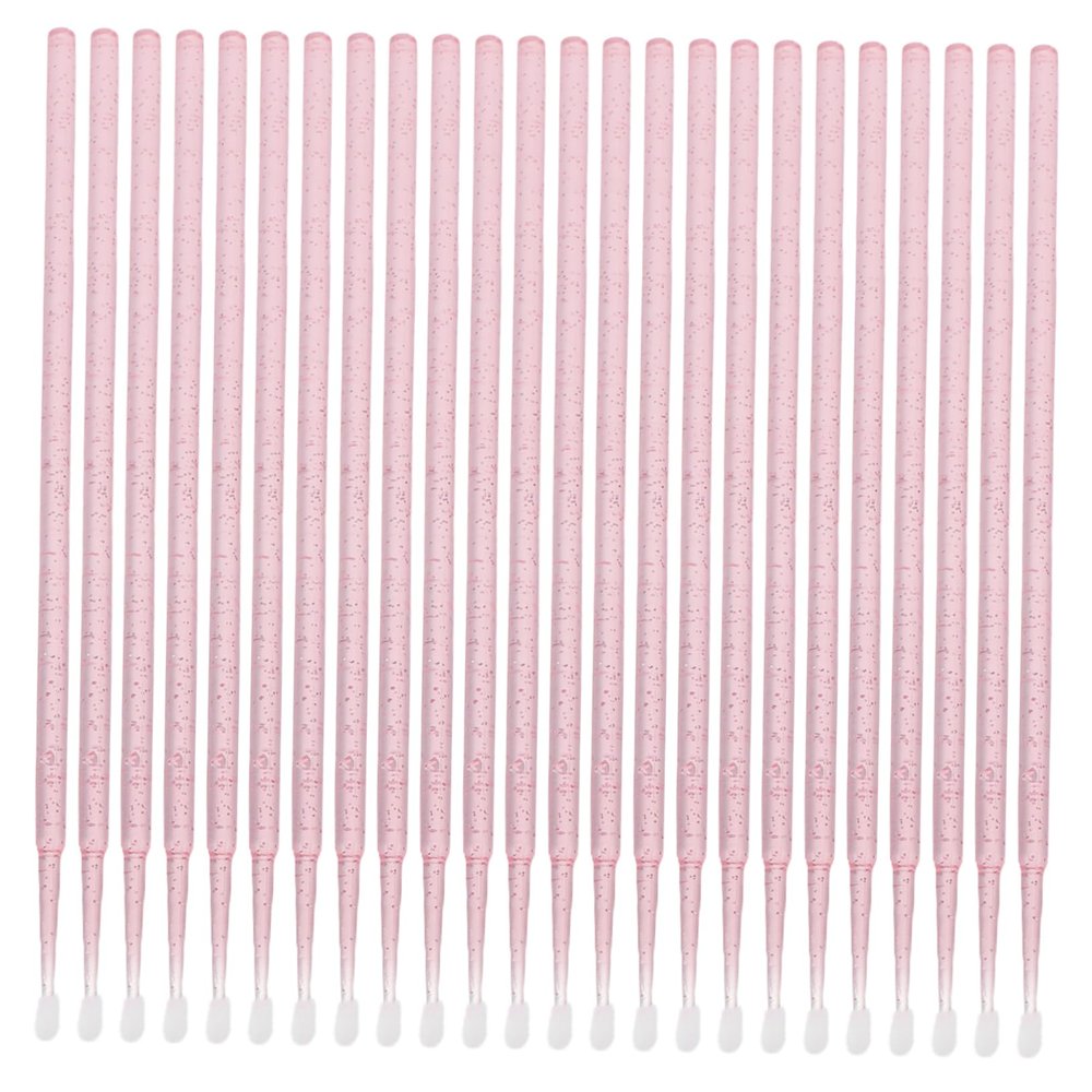 Beaupretty 100pcs Mini Cotton Swabs for Eyelash Extensions Soft Applicators Portable Box for Makeup and Precise Application