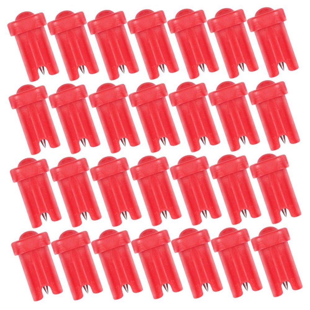 Outanaya 100pcs Eyelash Glue Bottle Tips Precision Applicator Needles for Glue Dispensing Sturdy Nozzle for Salon and Home Use for Eyelash Extensions