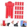 Outanaya 100pcs Eyelash Glue Bottle Tips Precision Applicator Needles for Glue Dispensing Sturdy Nozzle for Salon and Home Use for Eyelash Extensions view 4