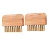CALLARON 2pcs Nail Brush Cleaner Tool Wood Nail Brush for Shower Foot Gentle Bristles Multi-purpose view 1
