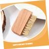 CALLARON 2pcs Nail Brush Cleaner Tool Wood Nail Brush for Shower Foot Gentle Bristles Multi-purpose view 3