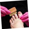 CALLARON 2pcs Nail Brush Cleaner Tool Wood Nail Brush for Shower Foot Gentle Bristles Multi-purpose view 4