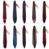 ZHONGCHENGWU Human Hair Ponytail, Synthetic 24 Inch Claw Clip Ponytail Extension for Women High Heat Resistant with Mix Highlights Pony Tails Hair Extensions(Black+Bright red) view 3