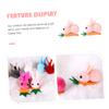 Vaguelly 2pcs Bunny Ear Hair Clips Fun Boys and Girls Hairpin Accessory Rabbit Hairpin for Girls Plush Carrot Clip Decorative Hair Clamp view 4