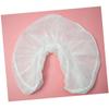 Cabilock 50pcs Disposable U Shaped Pillow Covers Non Woven Fabrics Soft Comfortable for Massage Therapists Salons and Travel White Pillowcase for Face Rest Cradle view 3