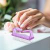 FOMIYES 1pc Nail Brush Nail Cleaning Brush Plastic Material Comfortable Grip Easy to Use view 3