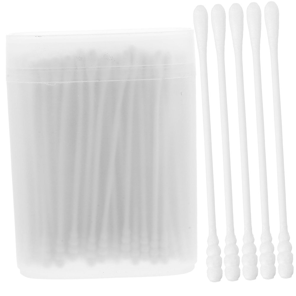 OATIPHO 200pcs Makeup Tools Cotton Swabs Different Heads for Ear Cleaning and Beauty Care