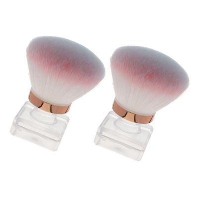 IWOWHERO 2pcs Mushroom Head Paint Brush Nail Art Tools Soft Bristles for Cleaning Detangling Nail Brush for Cleaning Fingernails