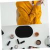 HAPINARY Silicone Mixing Palette Tray for Makeup Nail Art Foundation Multifunctional Brush Holder Paint Mat Non-slip Portable Design with Multiple Mixing Areas view 4
