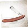 SHERCHPRY Old-fashioned Handle Razor Stainless Steel Safety Shaver for Men Manual Hair Razor view 4