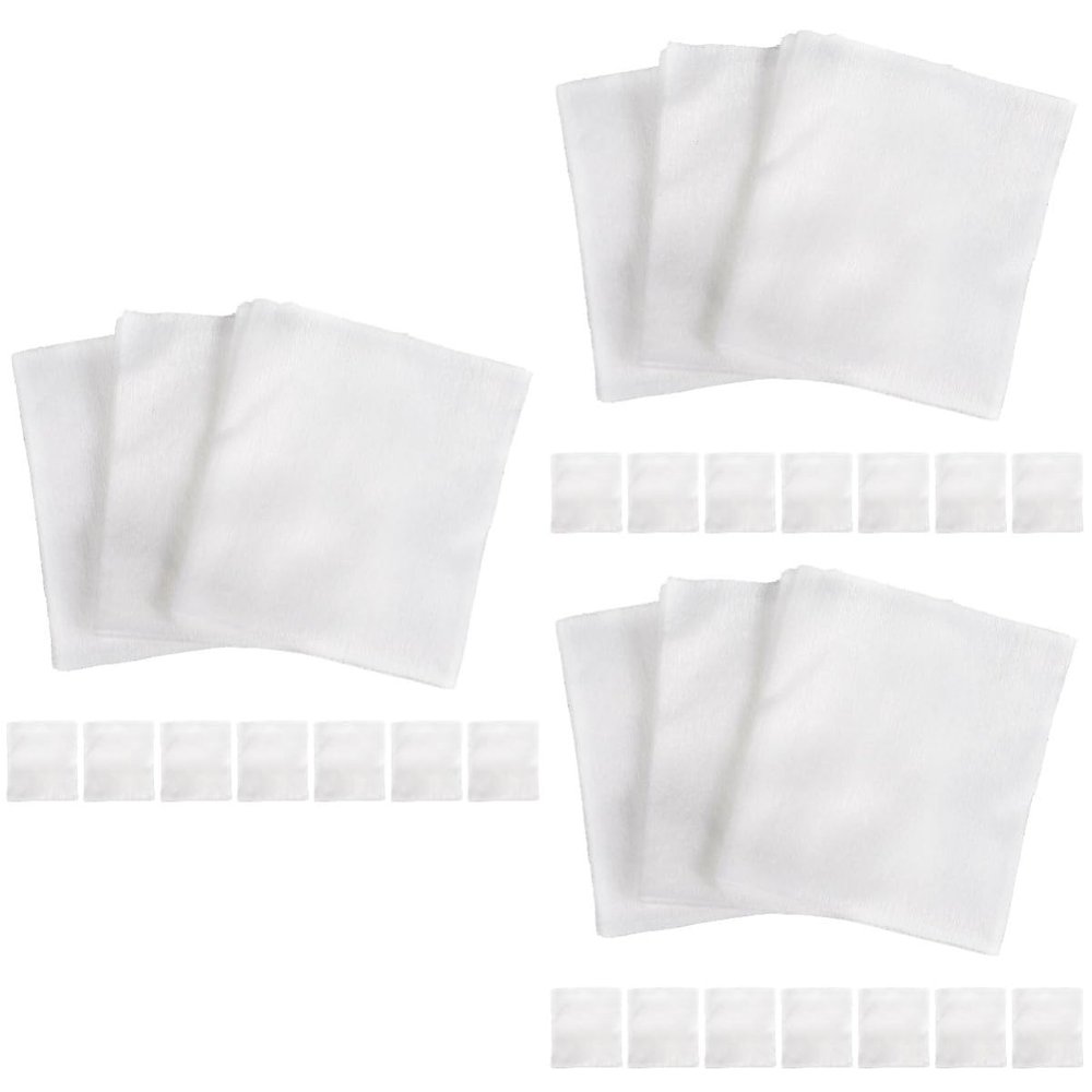 Beaupretty 600pcs Cotton Makeup Remover Pads Gentle Facial Cleansing Discs for Skin Care for Travel Daily Use Multipurpose Makeup Applicator Remover Pads