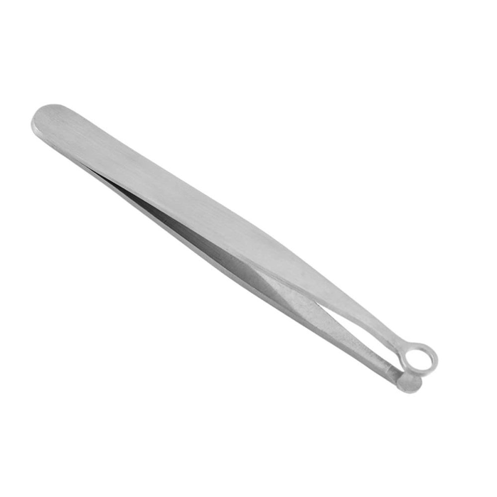 OUNONA 1pc Stainless Steel Nose Hair Trimmer Round Head Design and Personal Grooming Tool for Brow and Nose Hair Removal Salon