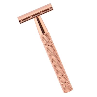 DEARMAMY Manual Beard Shaver Tool Double Edge Safety Razor for Precise Trimming Slip Grip for Comfort present for Family and Friends Professional Home Shaving Experience