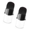 2 Pcs Retractable Makeup Brush, Mini Blush Brush Portable Travel Size Makeup Brushes with Cover for Blending Bronzer Blush Cosmetics view 1