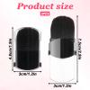 2 Pcs Retractable Makeup Brush, Mini Blush Brush Portable Travel Size Makeup Brushes with Cover for Blending Bronzer Blush Cosmetics view 3