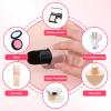 2 Pcs Retractable Makeup Brush, Mini Blush Brush Portable Travel Size Makeup Brushes with Cover for Blending Bronzer Blush Cosmetics view 4