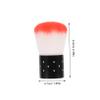 GALPADA 2pcs Nail Dip Powder Dust Brush for Nail Art Cleaning Brush for Fingernails Soft Bristle Random Color view 2