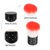 GALPADA 2pcs Nail Dip Powder Dust Brush for Nail Art Cleaning Brush for Fingernails Soft Bristle Random Color view 3