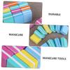 DEARMAMY 10Pcs Small Square Sponge Nail Files Nail Art Buffing Blocks for Manicure Pedicure Lightweight Portable Nail Sanding Tools for Home Salon Use view 2