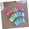 DEARMAMY 10Pcs Small Square Sponge Nail Files Nail Art Buffing Blocks for Manicure Pedicure Lightweight Portable Nail Sanding Tools for Home Salon Use view 3
