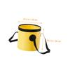 ifundom Foldable Water Bucket Camping Soaking Bucket Portable Camping Wash Basin for Outdoor Activities view 2