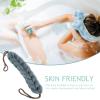 OUNONA 2Pcs Exfoliating Shower Back Scrubber Stretchable Bathing Back Washer for Deep Cleaning Comfortable Grip for Back Washing Suitable for All Skin view 3