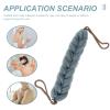 OUNONA 2Pcs Exfoliating Shower Back Scrubber Stretchable Bathing Back Washer for Deep Cleaning Comfortable Grip for Back Washing Suitable for All Skin view 4