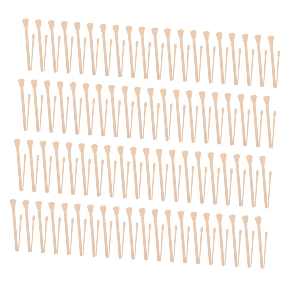 PACKOVE 200pcs Wax Applicator Sticks Wooden Waxing Spatulas for Precise Hair Removal Sturdy Design for Smooth Application