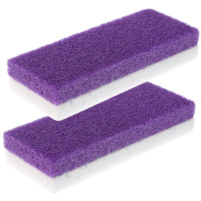 Gogogmee 2Pcs Exfoliating Foot Care Pumice Stone Remover for Smooth Feet Natural Stone Foot Scrubber for Dead Skin Removal Random Color