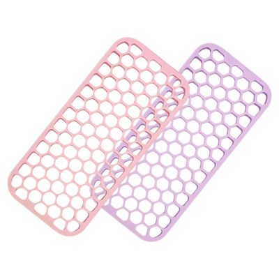 FRCOLOR 2pcs Counter Flat Iron Holder Heat Press Mat for Hair Straightener and Curling Iron