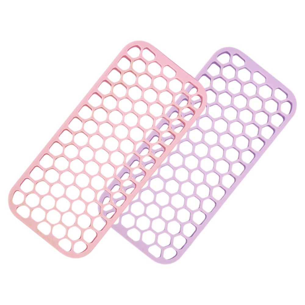 FRCOLOR 2pcs Counter Flat Iron Holder Heat Press Mat for Hair Straightener and Curling Iron