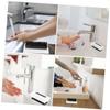 NIYANGLE 2pcs Multi-function Fingernail Brush Wear-resistant Nail Scrub Brush Hand Scrub Double-sided view 3