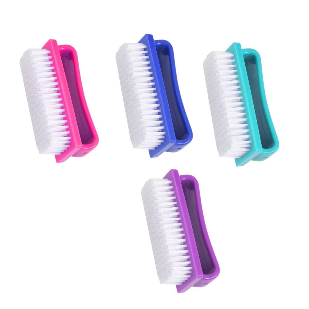 Beaupretty 4pcs Nail Brush Nail Brush Gel Polish Remover Manicure Tools Random Color
