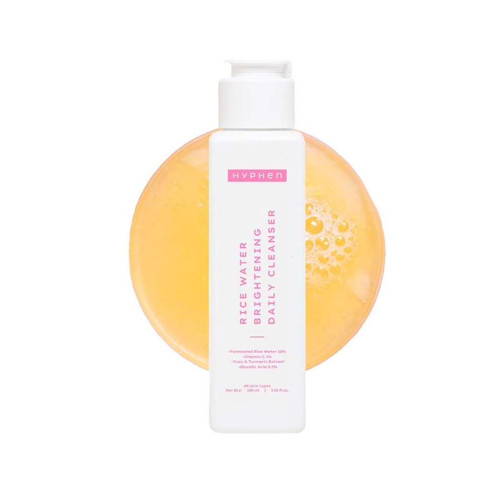 10% Rice Water Brightening Face Wash | Daily Face Cleanser for Women and Men | Brightens Skin | Removes Dirt & Impurities | Suitable for All Skin Types - 100 ml