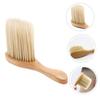 WRITWAA Vintage Barber Brush Neck Duster 1 Piece Hair Cutting Cleaning Brush for Barbers Soft Bristles for Easy Hair Removal and Grooming view 2